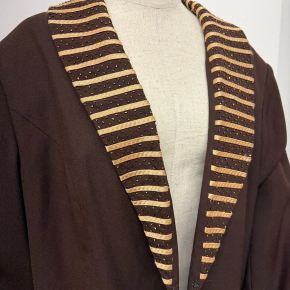 Vintage A. Audorcy Fine Ladies Suits New York Jacket Size 16 - Picture 2 of 14